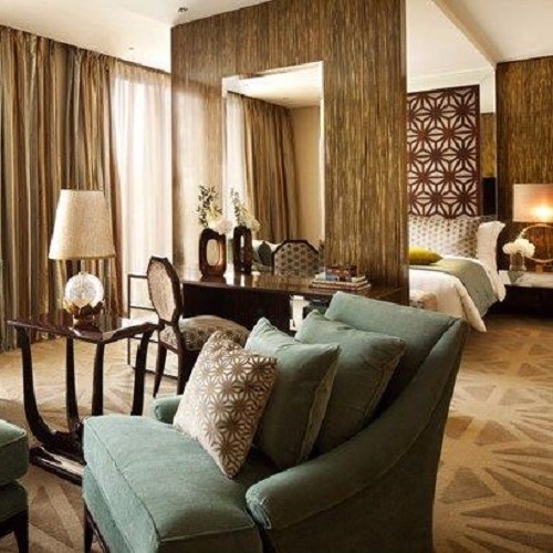 Hotel Al Faisaliah KSA suite Oversoft cloison et Vibrato tête de lit
